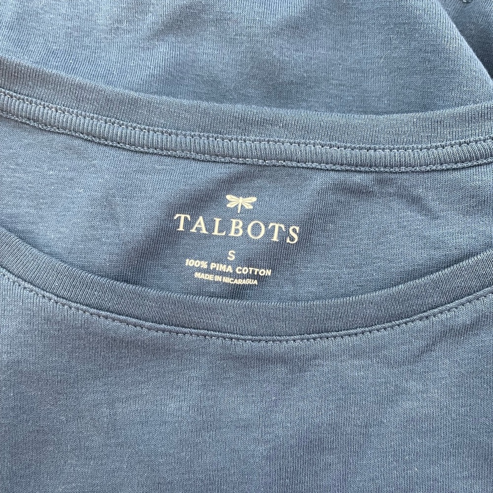 Talbots Blue Tank Top Classic Style - Picture 5 of 5